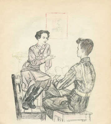 Пахомов Алексей Фёдорович. Шесть иллюстраций к книге Н.А. Островского «Как закалялась сталь» (Л.: Детгиз, 1948) 